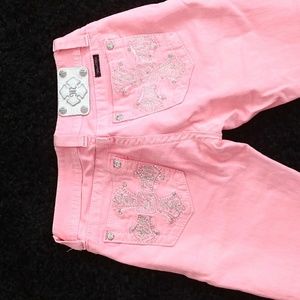 Pink Miss Me Skinny Jeans